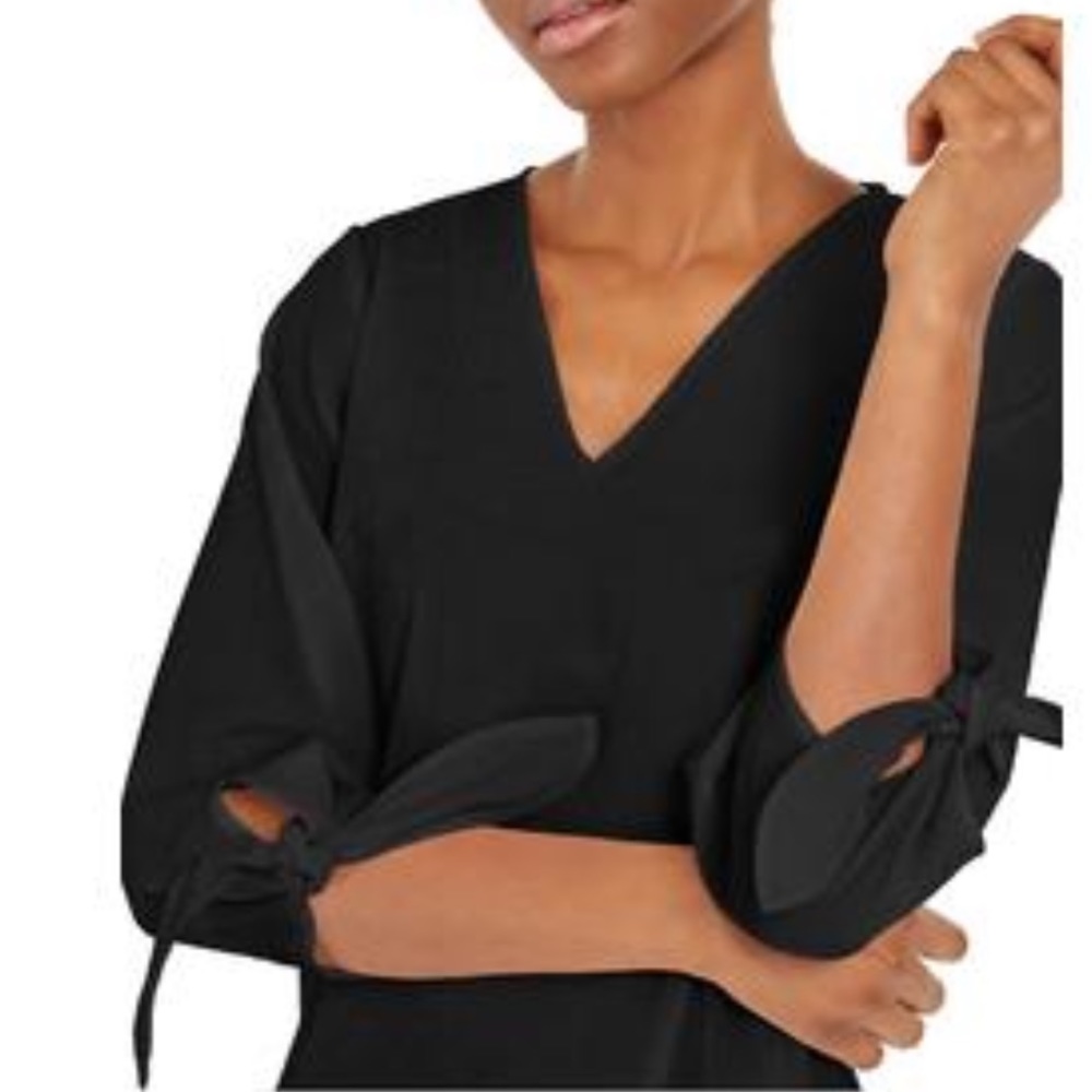 Michael by Michael Kors Tie-Sleeve Top